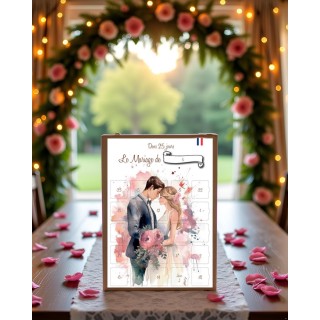 Calendrier de l'Avant Mariage 25 jours Astuces et Conseils
