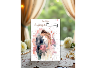 Calendrier de l'Avant Mariage 25 jours Astuces et Conseils