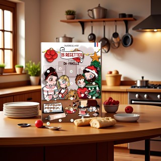 Calendrier de l'avent Famille - 25 recettes de cuisine
