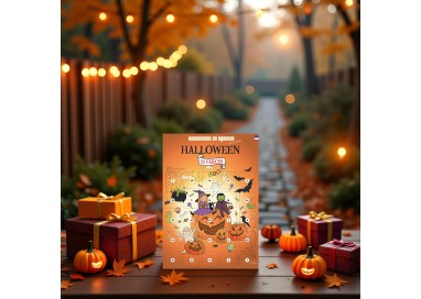 Calendrier de l'avant ou de l'après Halloween 25 farces