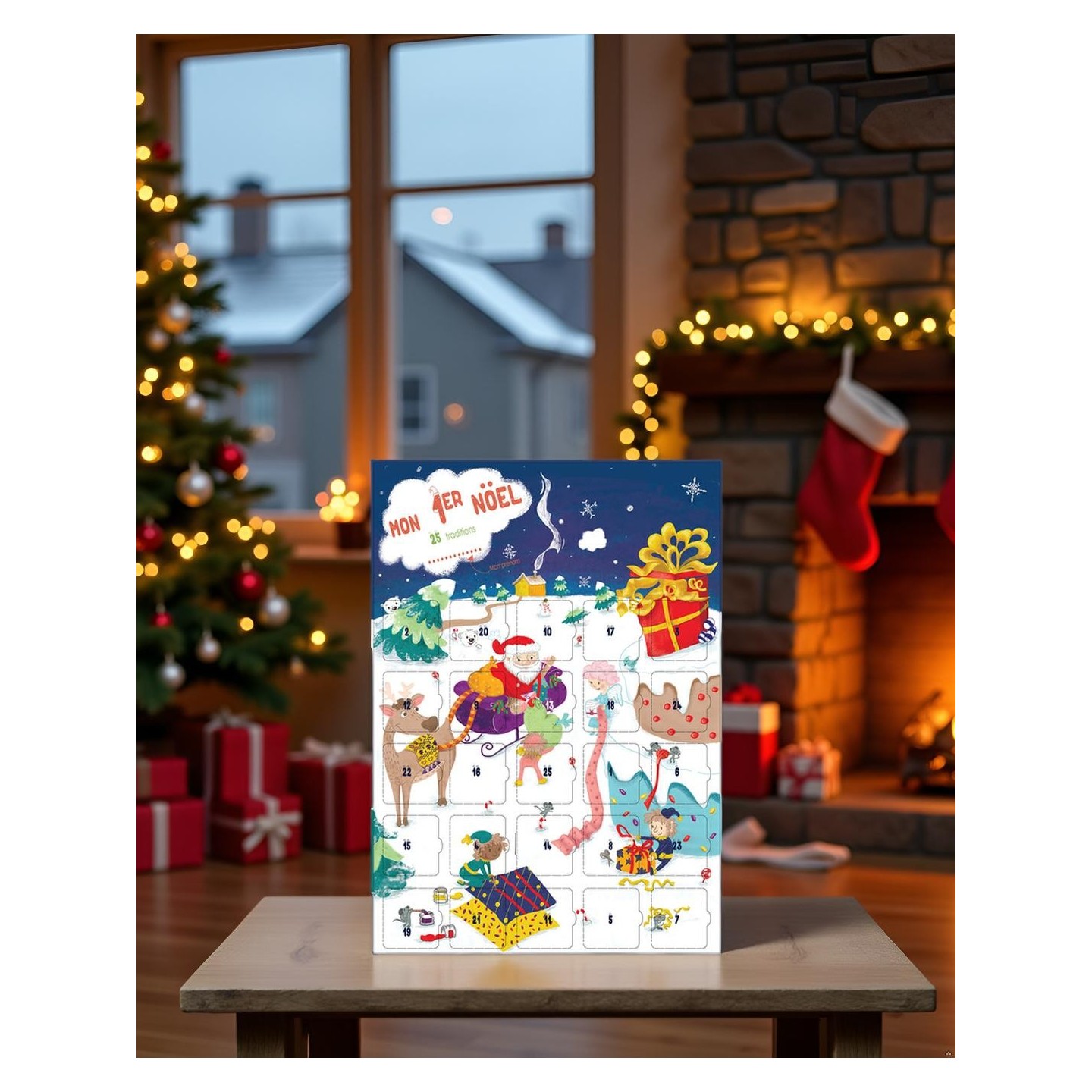 Calendrier de l'avent 1er Noel de bébé