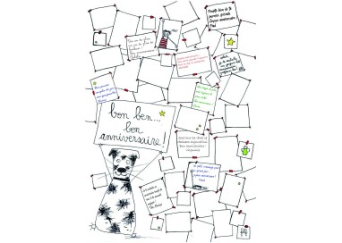 Poster anniversaire à remplir