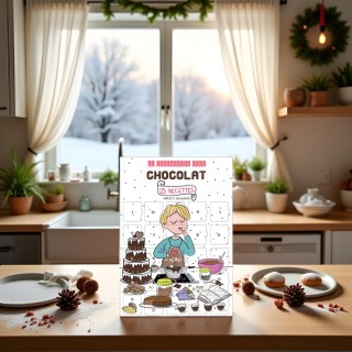 Calendrier de l'avant ou de l'après - 25 recettes au chocolat