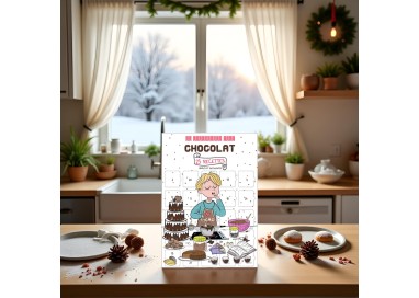 Calendrier de l'avant ou de l'après - 25 recettes au chocolat