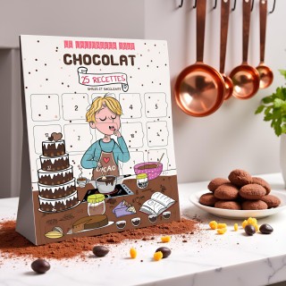 Calendrier de l'avant ou de l'après - 25 recettes au chocolat