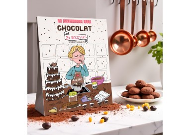 Calendrier de l'avant ou de l'après - 25 recettes au chocolat