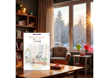 Calendrier de l'avant ou de l'après pour maman chérie - 25 petits b...