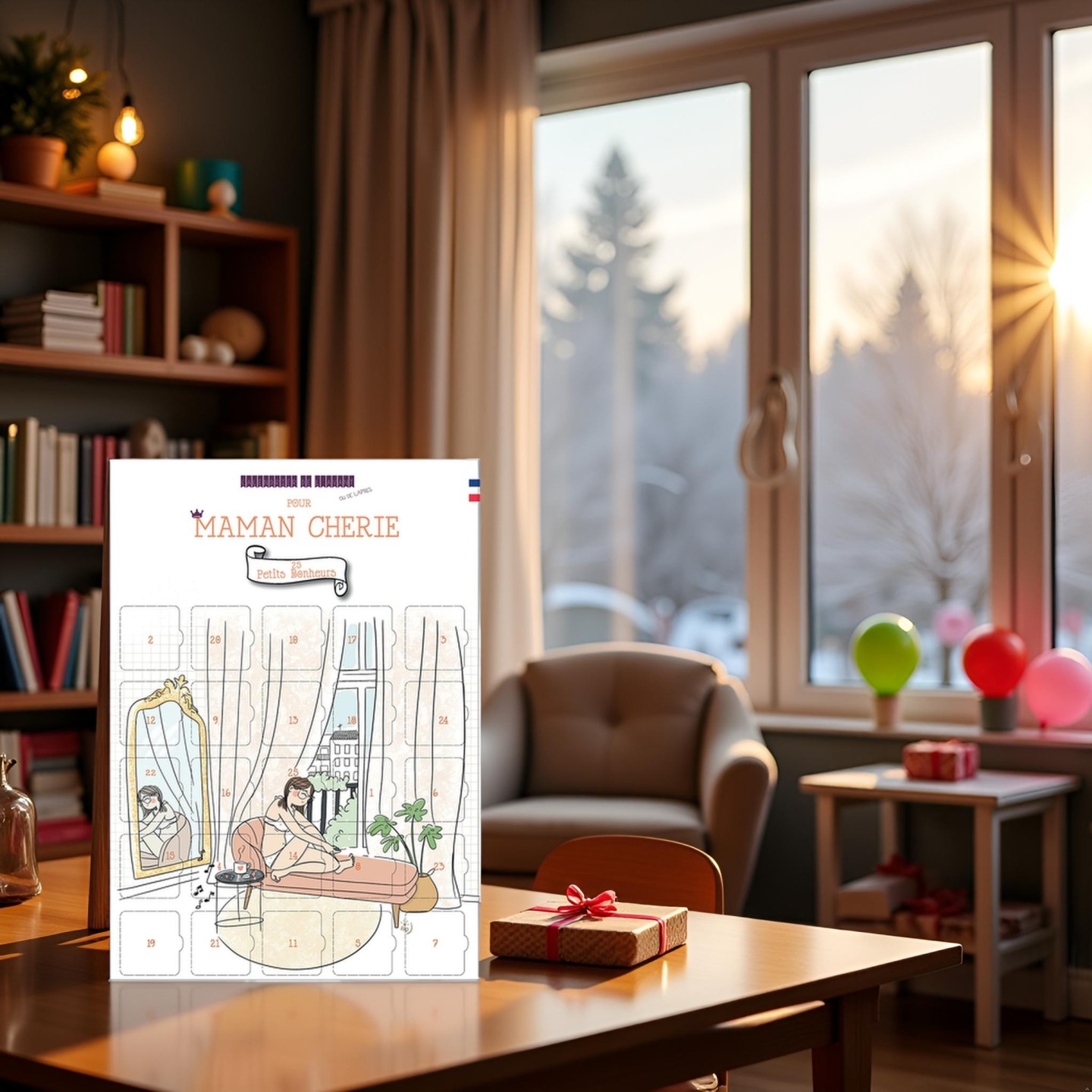Calendrier de l'avant ou de l'après pour maman chérie - 25 petits b...