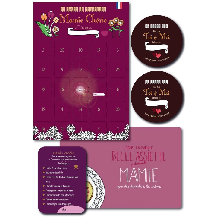 Grande Pochette surprise pour Mamie – 5 cadeaux tendres et uniques