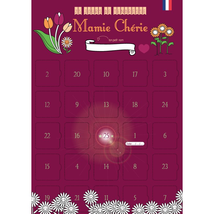 Grande pochette mamie, détail