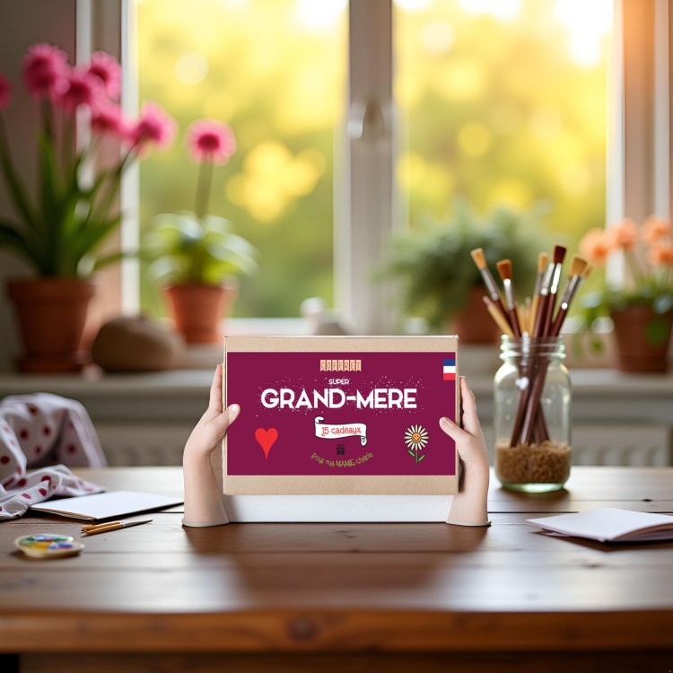 Coffret grand-mère, détail