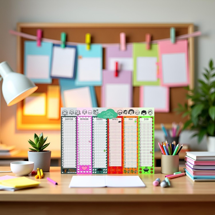 Calendrier anniversaires perpétuel Copains