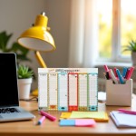 Calendrier anniversaires perpetuel recto verso