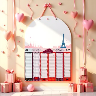 Calendrier perpetuel couple