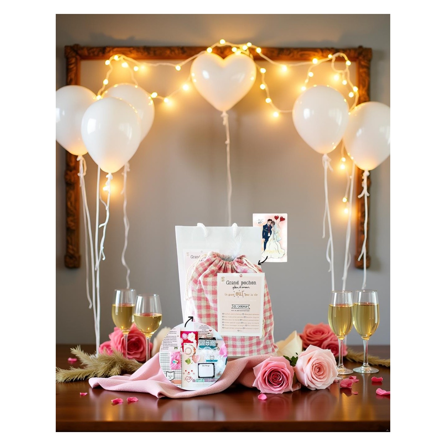 Pochon Mariage 25 cadeaux pour les mariés coffret mariage personnal...