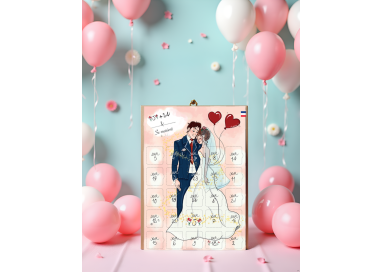 Calendrier Après le Mariage 25 jours - Messages et Astuces