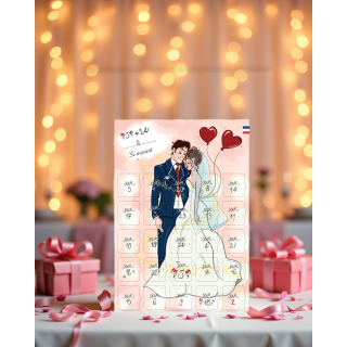 Calendrier Après le Mariage 25 jours - Messages et Astuces