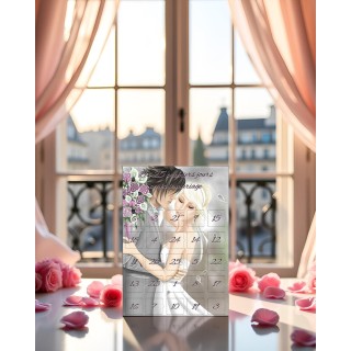 Calendrier cadeau les 25 premiers jours après le mariage