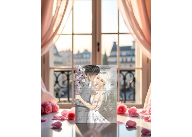 Calendrier cadeau les 25 premiers jours après le mariage
