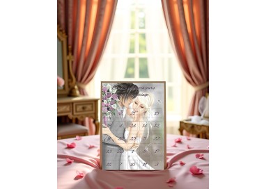Calendrier cadeau les 25 premiers jours après le mariage