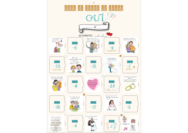 Calendrier de l'avent Mariage Compte à rebours 25 jours