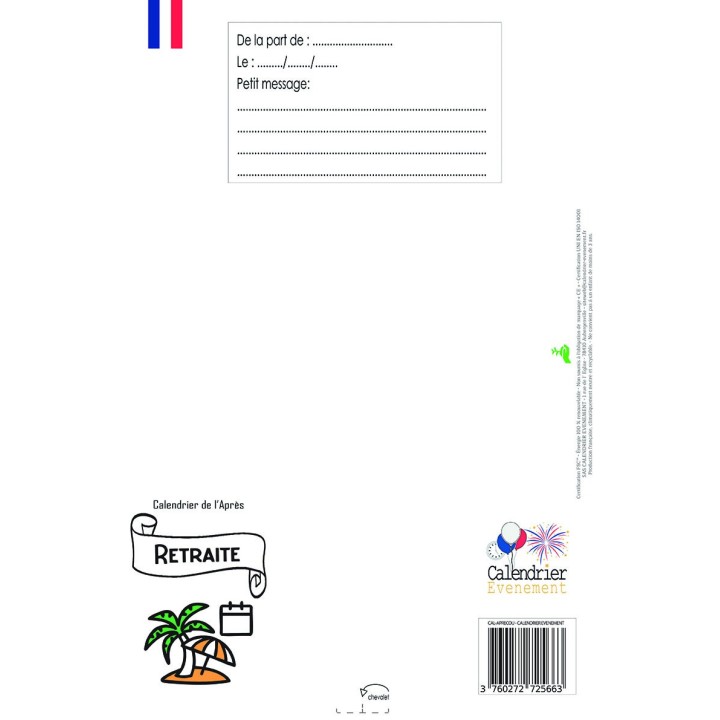 Calendrier de l'avent 25 jours après la retraite FILF calendrier de...