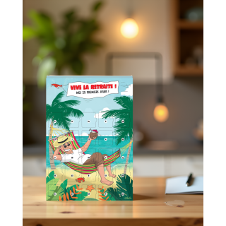 Calendrier mes 25 premiers jours en retraite cadeau