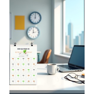 Calendrier compte à rebours départ à la retraite cadeaux