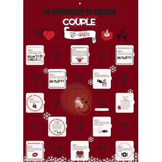 Calendrier de l'avent spécial couple 25 défis