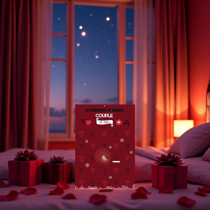 Calendrier de l'avent spécial couple 25 défis