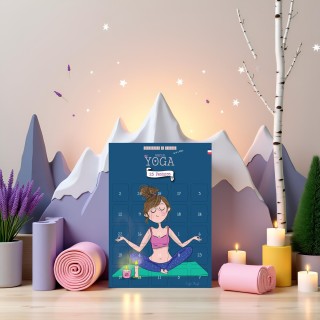 Calendrier de l'avant ou de l'après spécial Yoga 25 postures