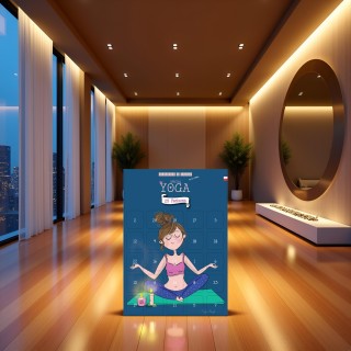 Calendrier de l'avant ou de l'après spécial Yoga 25 postures