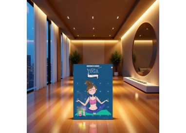 Calendrier de l'avant ou de l'après spécial Yoga 25 postures