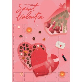 Calendrier spécial Saint Valentin cadeau pour couple