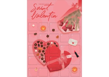 Calendrier spécial Saint Valentin cadeau pour couple