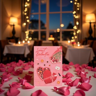 Calendrier spécial Saint Valentin cadeau pour couple
