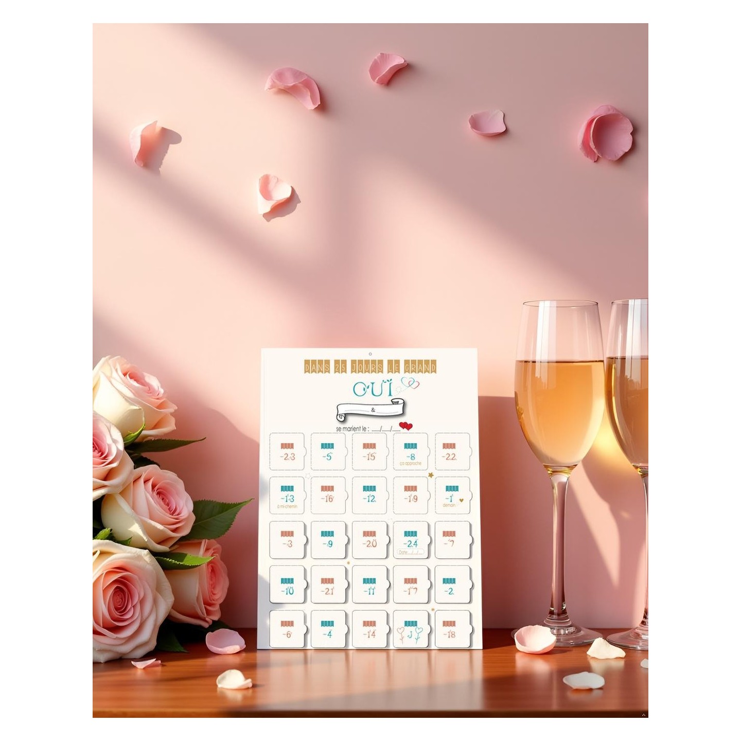 Calendrier de l’avent MA CHERIE – 25 Bons d'amour