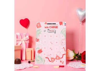 Calendrier de l’avent MA CHERIE – 25 Bons d'amour