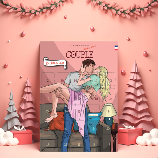 Calendrier de l'avent pour COUPLE - 25 bisous sexy