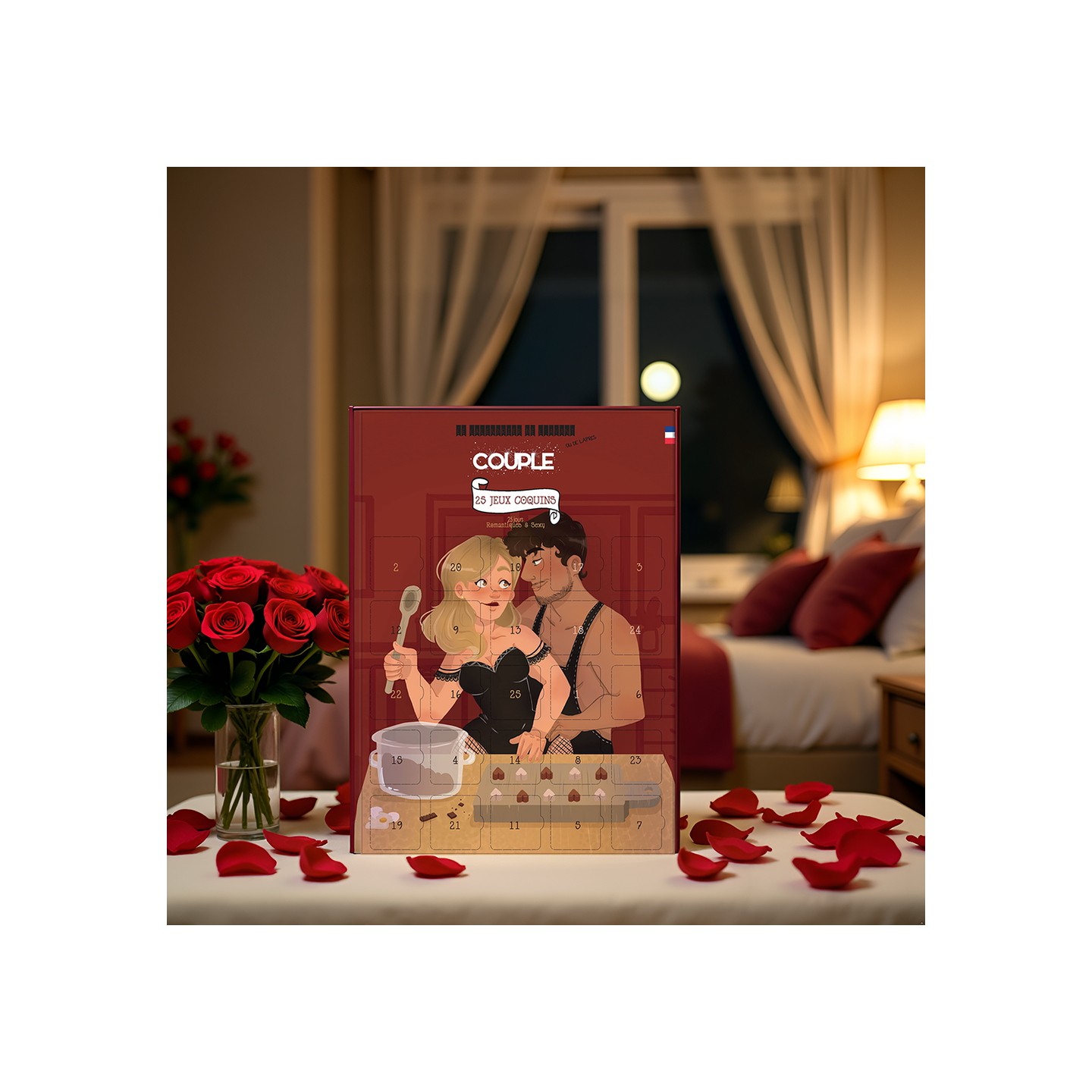 Calendrier de l'avant ou de l'après special couple - 25 jeux sexy e...