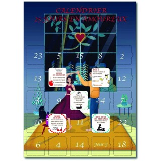 Calendrier 25 jours en amoureux cadeau romantique