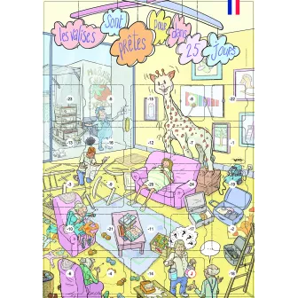 Calendrier compte à rebours avant la naissance 25 jours