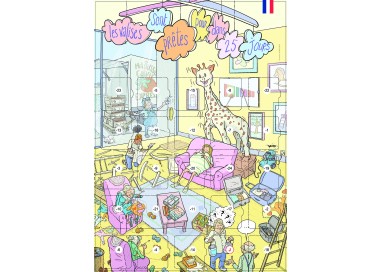 Calendrier compte à rebours avant la naissance 25 jours