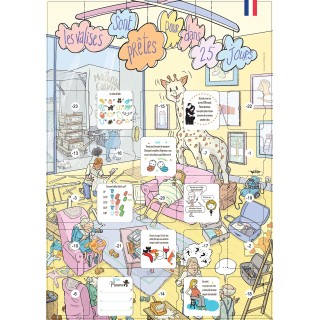 Calendrier compte à rebours avant la naissance 25 jours