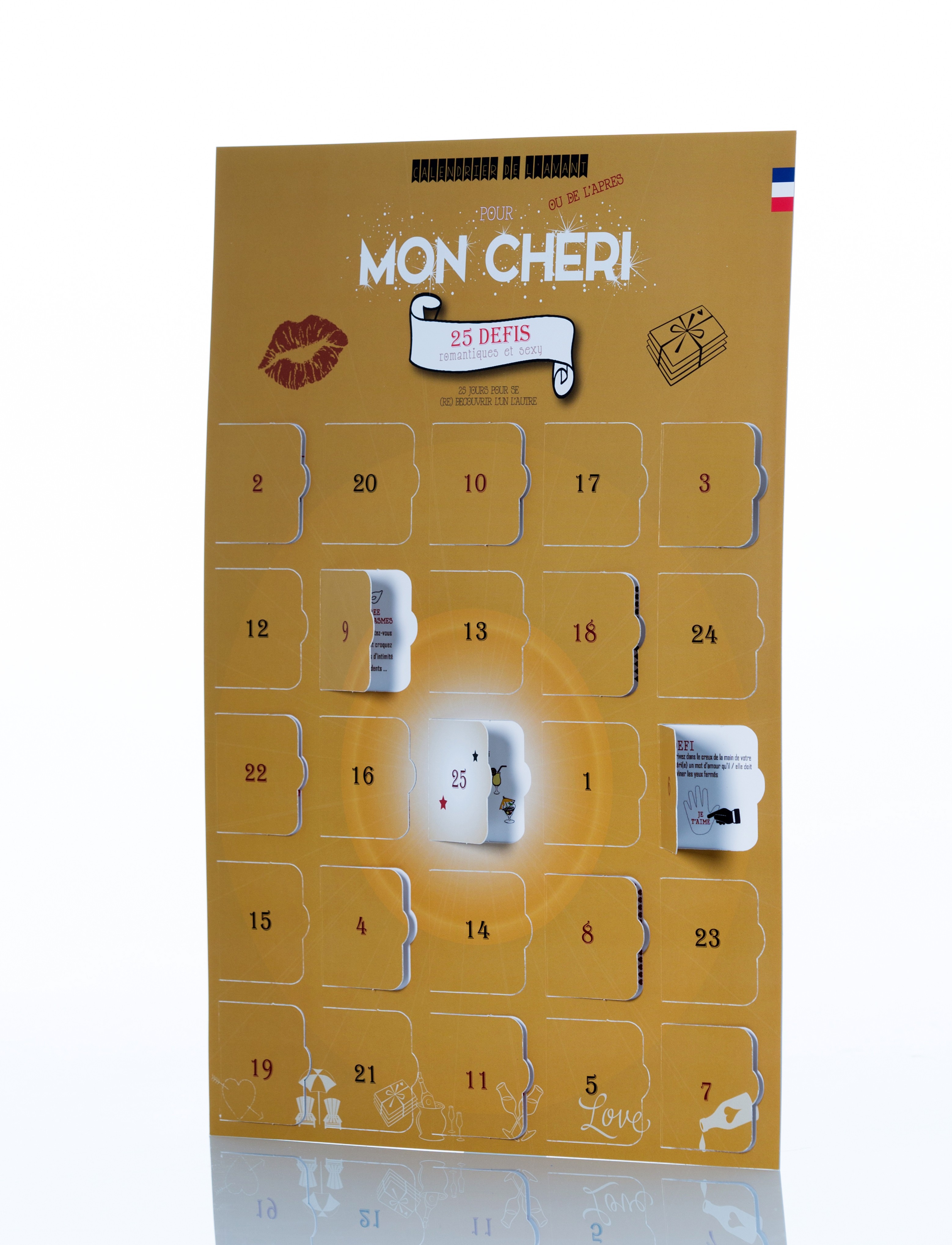 Calendrier Evenement Coffrets cadeau Couple x2 Mon Cheri et MA