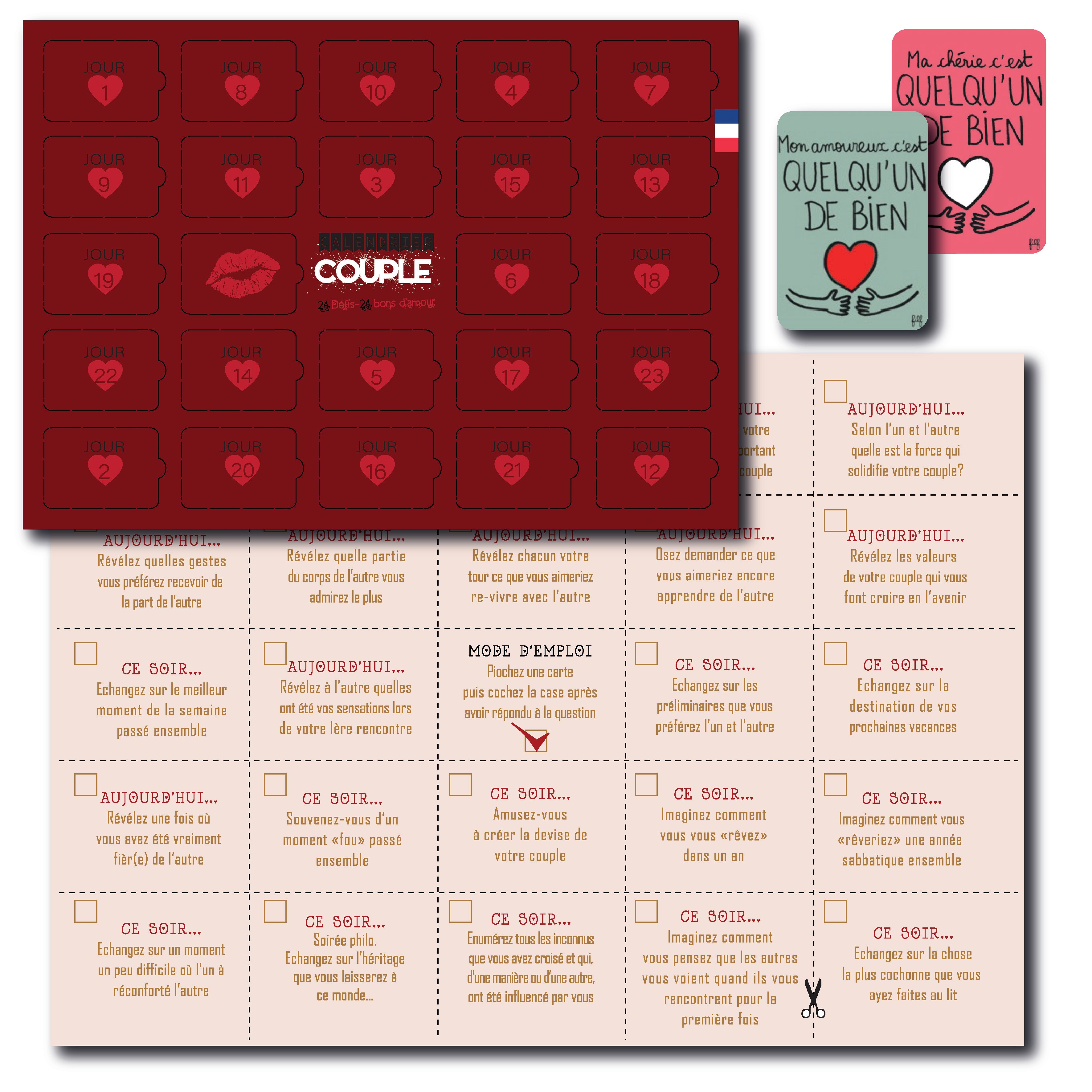 Coffret Cadeau Saint-Valentin pour couple