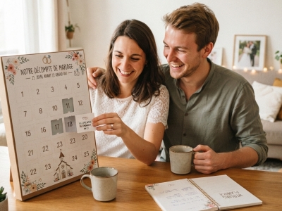 Calendrier de l'avant-mariage : savourer l'attente du jour J