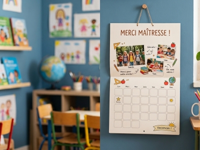 Cadeaux de fin d'année scolaire : opter pour un calendrier Merci Maîtresse